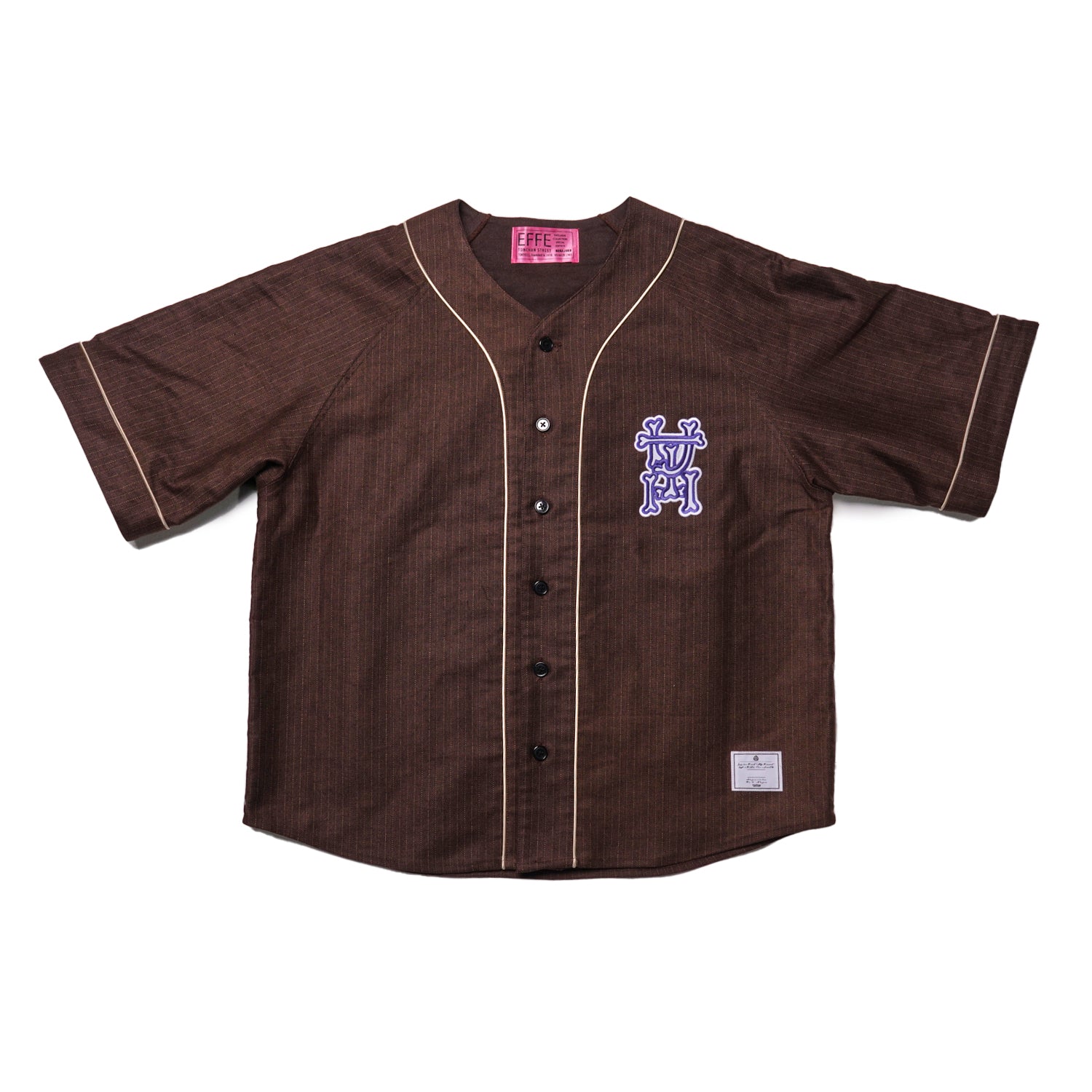 utility effecten/エフェクテン ベースボールシ
ヤツ 22Summer] EFFECTEN(エフェクテン) “U” baseball s/s shirts