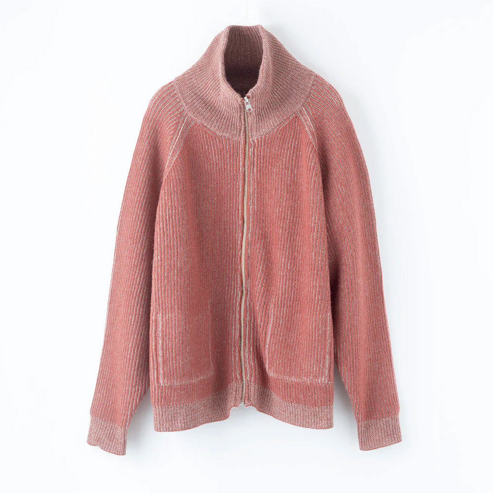 25AW HIGH TWIST WOOL KNIT VーNECK P/O RED AURALEE 25AW HIGH TWIST WOOL