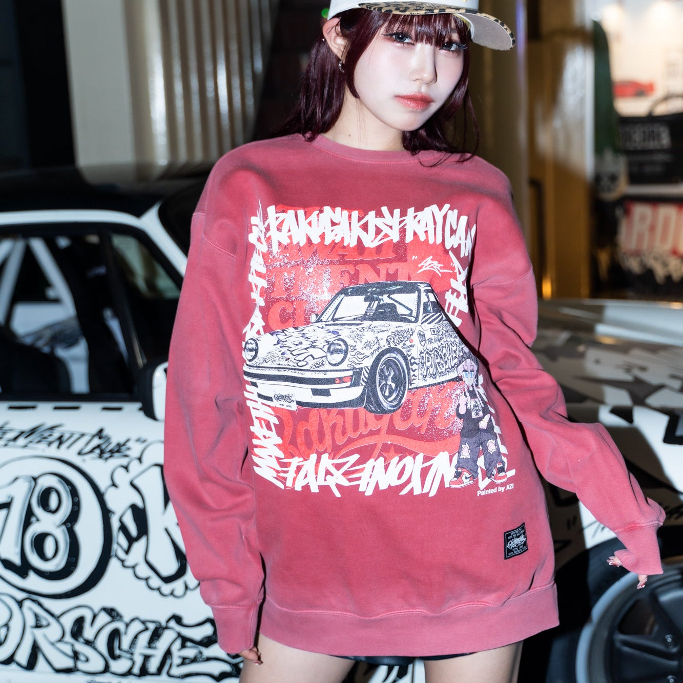 2026AW] Rakugaki / Rakugaki×THE KAWAII FITMENT CLUB “楽描PORSCHE