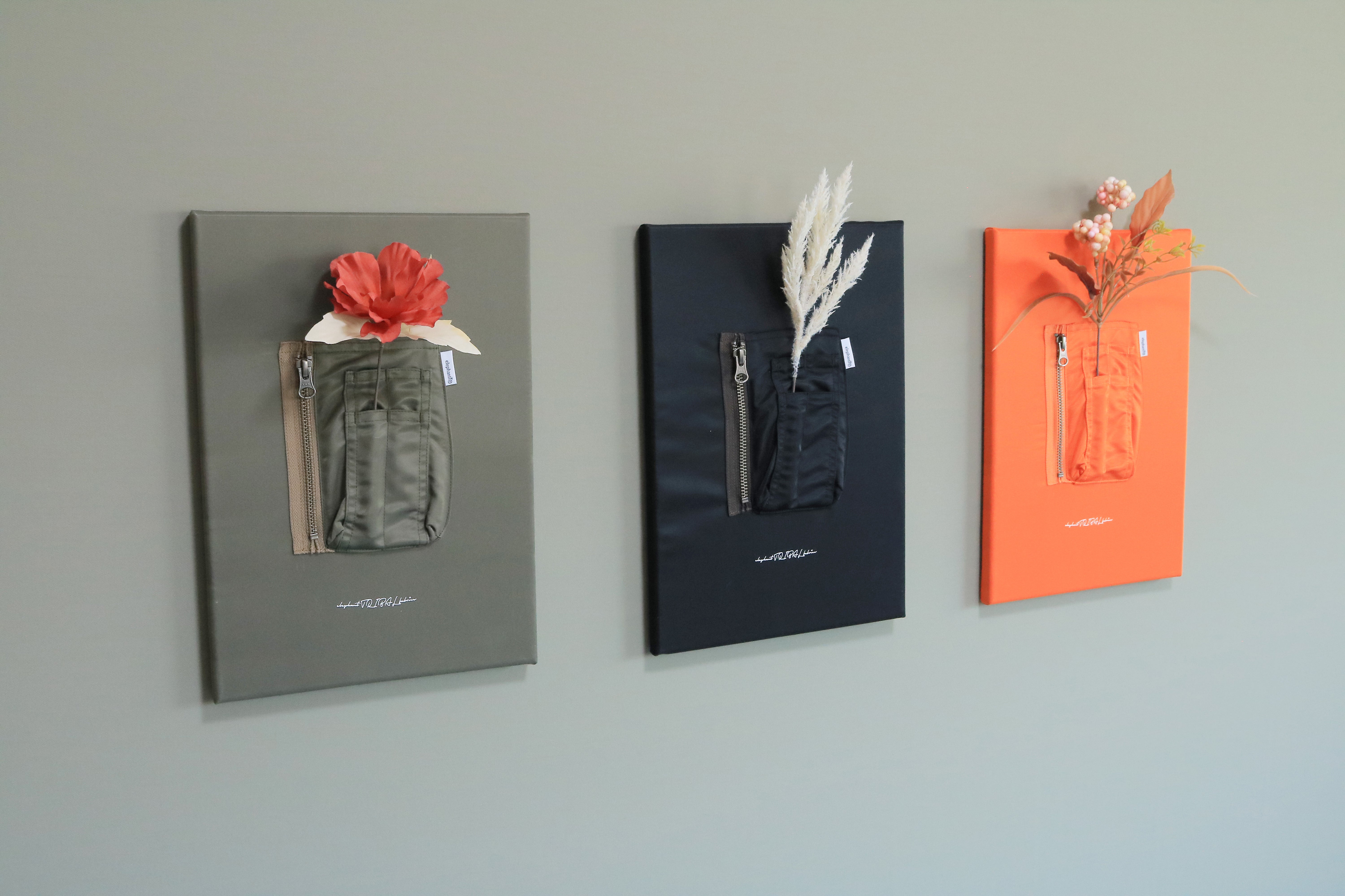 2025ss] elephant TRIBAL fabrics / One-Flower Canvas – utility