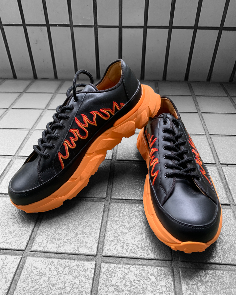 TENDER PERSON(テンダーパーソン) FLAME EMBROIDERY SHOES