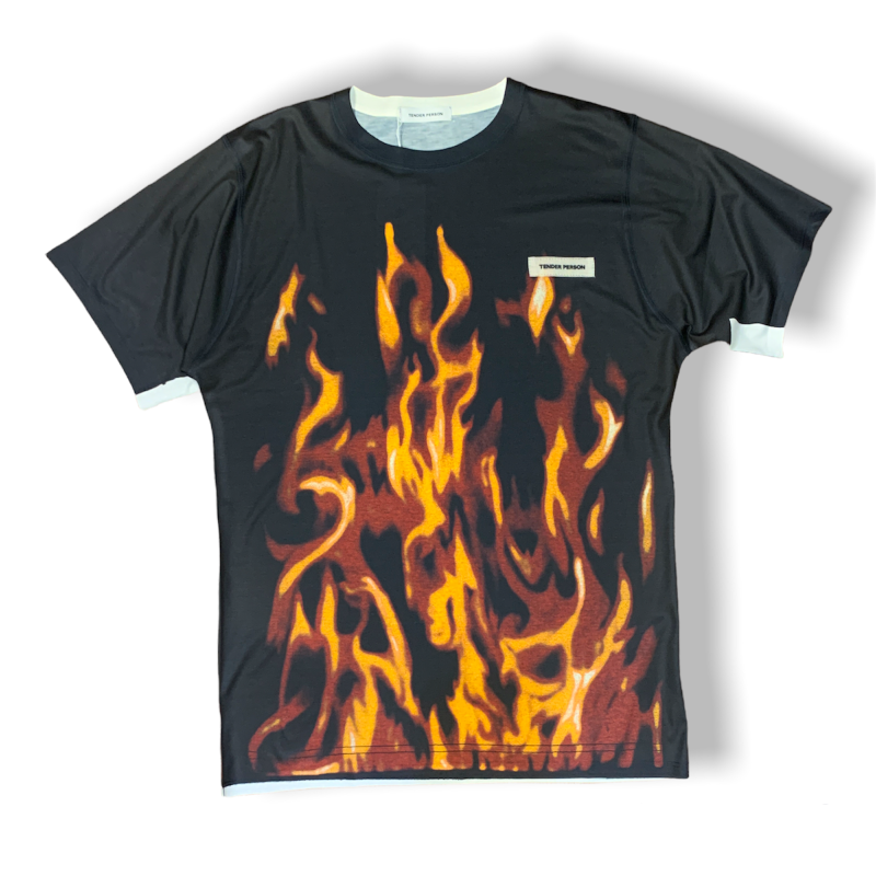 TENDER PERSON(テンダーパーソン) FLAME PATTERN TEE │utility TENDER PERSON(テンダーパーソン) FLAME PATTERN TEE │utility