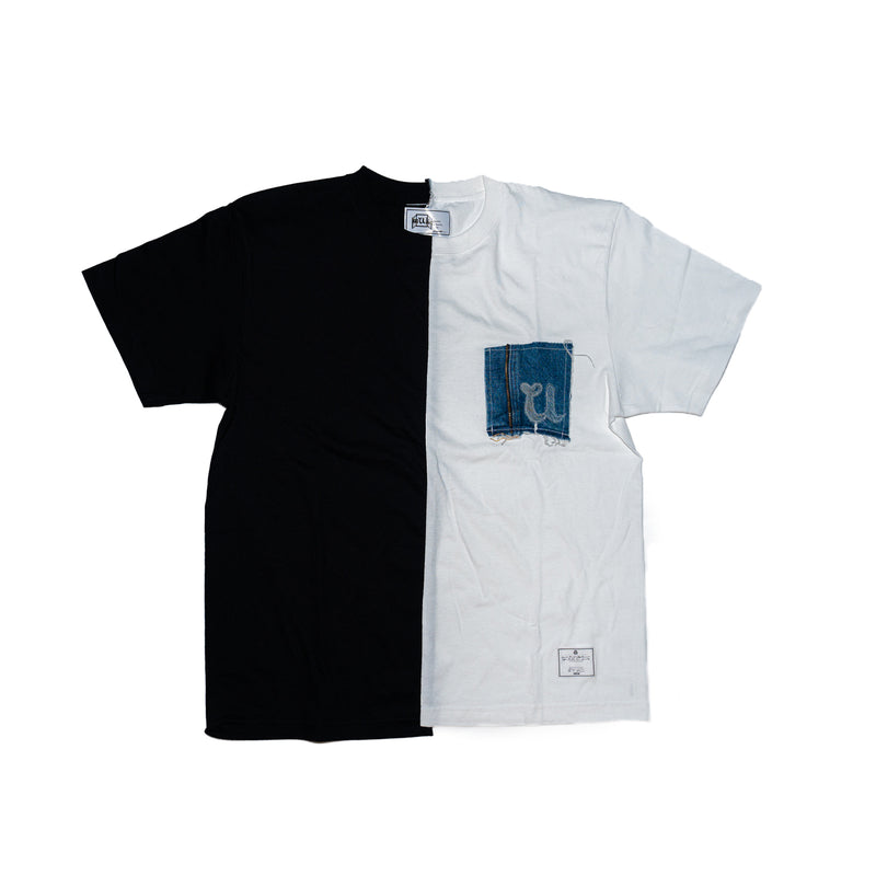 U-BY EFFECTEN(ユーバイ エフェクテン) ×muku by SAICA 2tone Tee type3