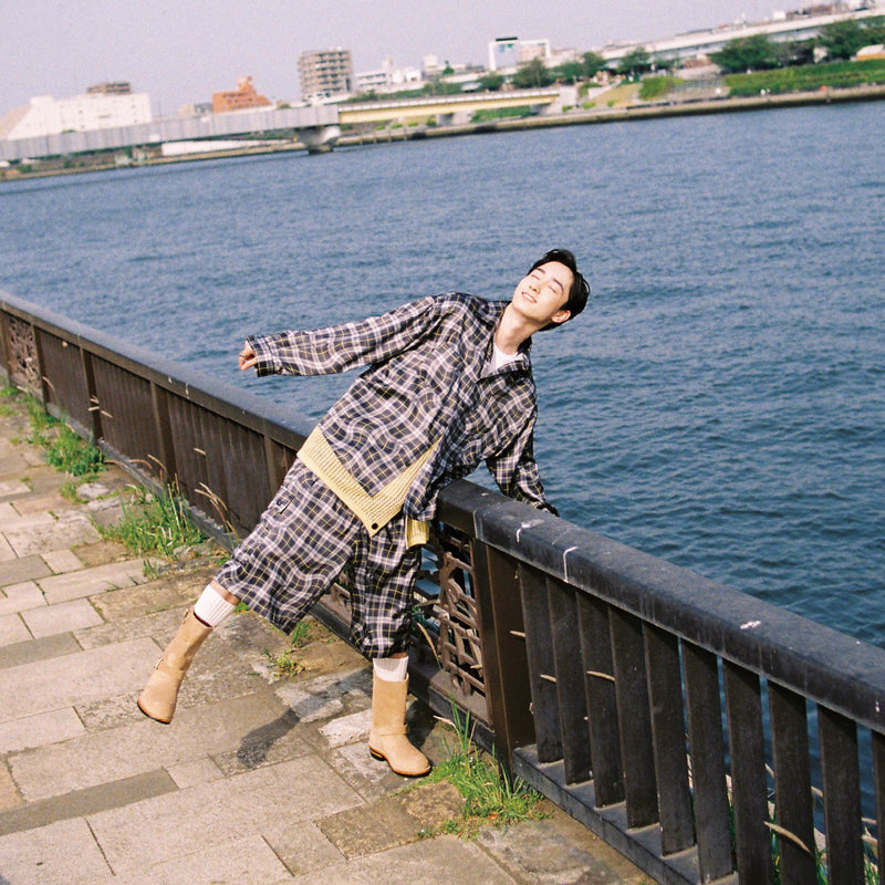 [2025 summer] EFFECTEN / Distorted check L/S shirts