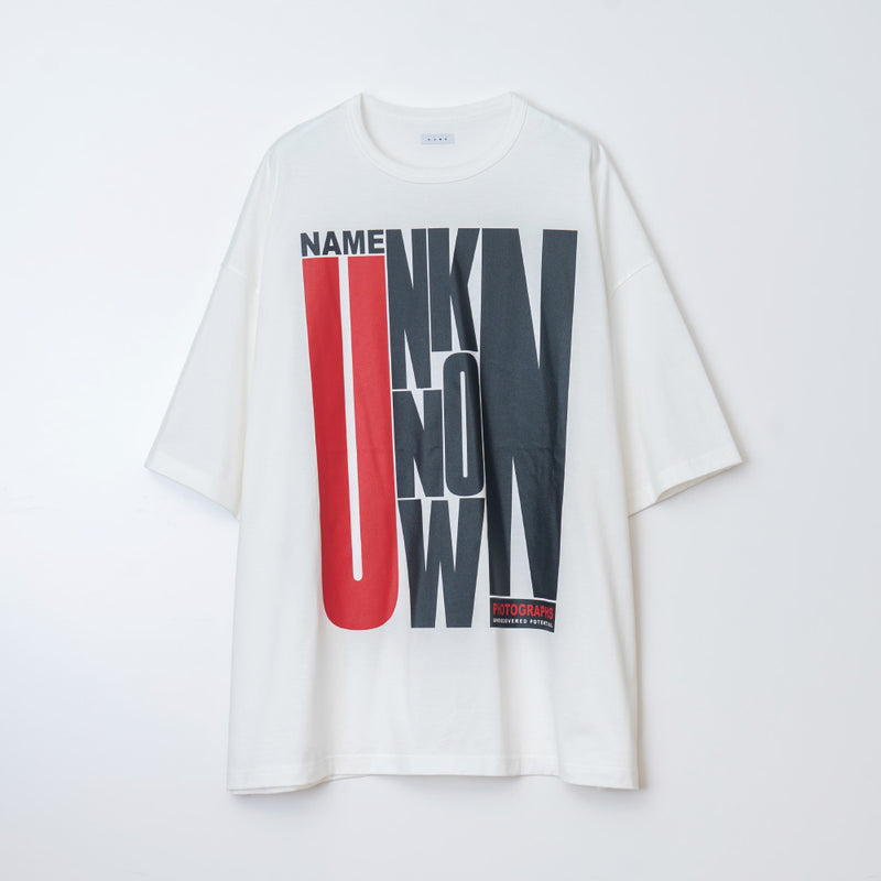 Name. / 2025ss SILKETE COTTON BIG TEE "UNKNOWN"