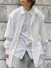 [2025G.W limited]U-BY EFFECTEN(ユーバイ エフェクテン)  × muku by SAICA  layered shirts type5