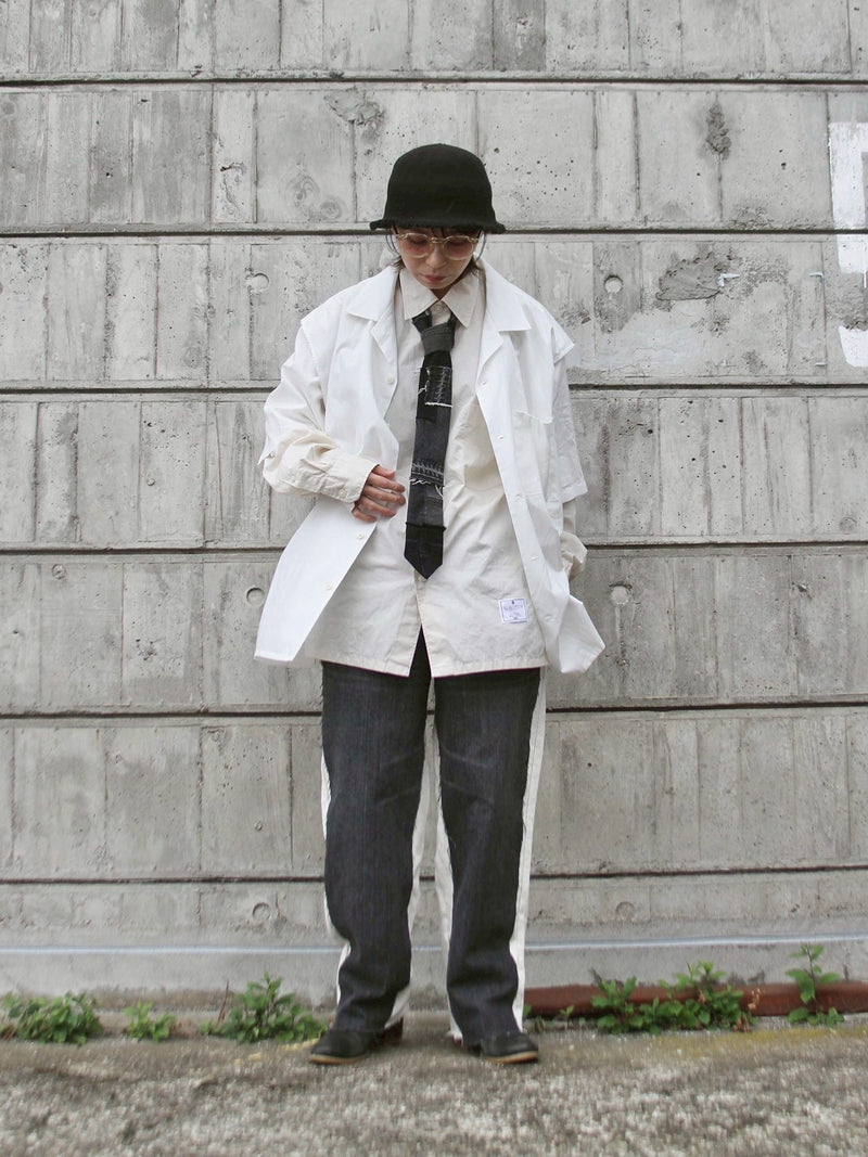 [2025G.W limited]U-BY EFFECTEN(ユーバイ エフェクテン)  × muku by SAICA  layered shirts type2
