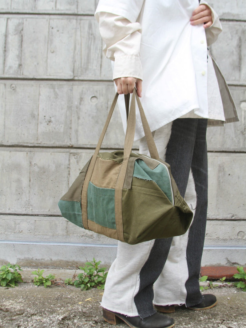 [2025G.W limited]U-BY EFFECTEN(ユーバイ エフェクテン)  muku by SAICA  patchwork boston bag