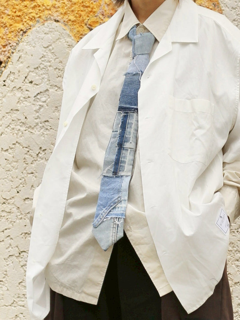 [2025G.W limited]U-BY EFFECTEN(ユーバイ エフェクテン)  × muku by SAICA  denim patchwork tie