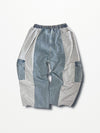 [2025G.W limited]U-BY EFFECTEN(ユーバイ エフェクテン)  × muku by SAICA  docking denim sweat cargo pants  type1