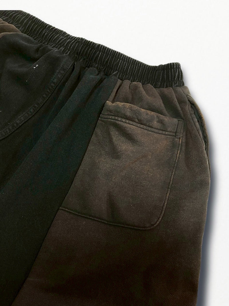 [2025G.W limited]U-BY EFFECTEN(ユーバイ エフェクテン)  × muku by SAICA  docking denim sweat cargo pants  type3