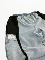 [2025G.W limited]U-BY EFFECTEN(ユーバイ エフェクテン)  × muku by SAICA  docking denim sweat cargo pants  type2