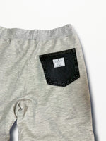 [2025G.W limited]U-BY EFFECTEN(ユーバイ エフェクテン)  × muku by SAICA  docking denim sweat EZ pants  type2