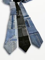 [2025G.W limited]U-BY EFFECTEN(ユーバイ エフェクテン)  × muku by SAICA  denim patchwork tie
