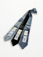 [2025G.W limited]U-BY EFFECTEN(ユーバイ エフェクテン)  × muku by SAICA  denim patchwork tie