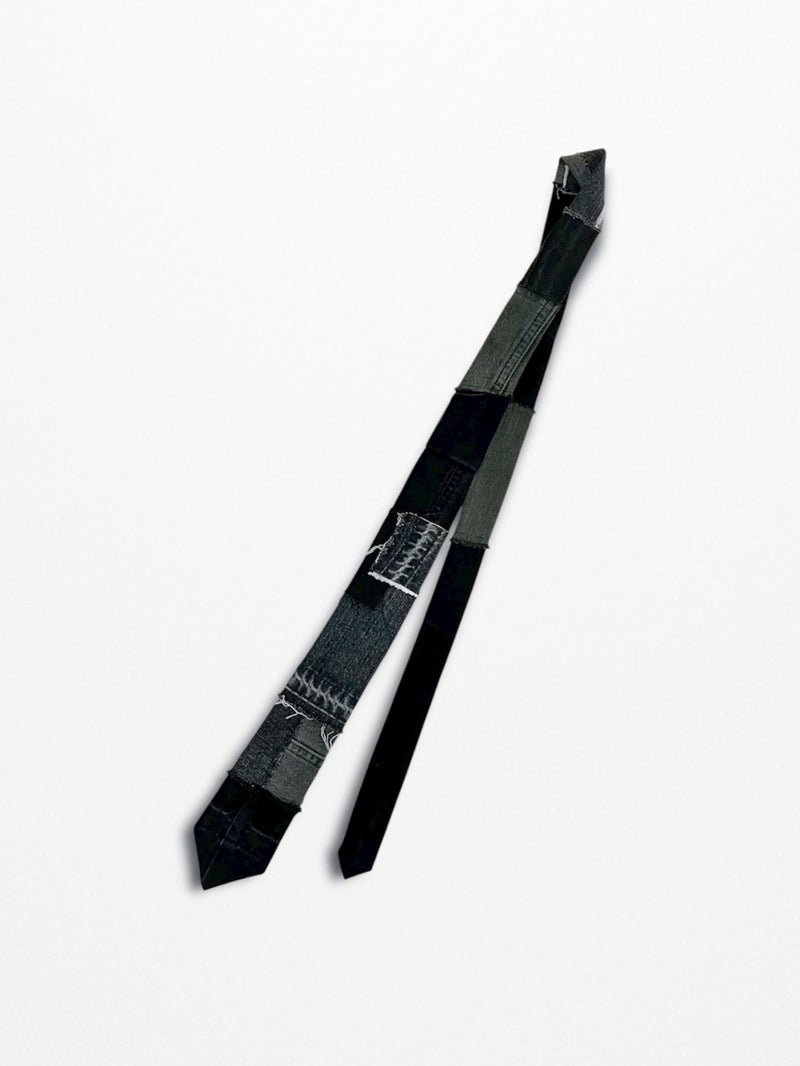 [2025G.W limited]U-BY EFFECTEN(ユーバイ エフェクテン)  × muku by SAICA  denim patchwork tie