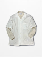 [2025G.W limited]U-BY EFFECTEN(ユーバイ エフェクテン)  × muku by SAICA  layered shirts type2