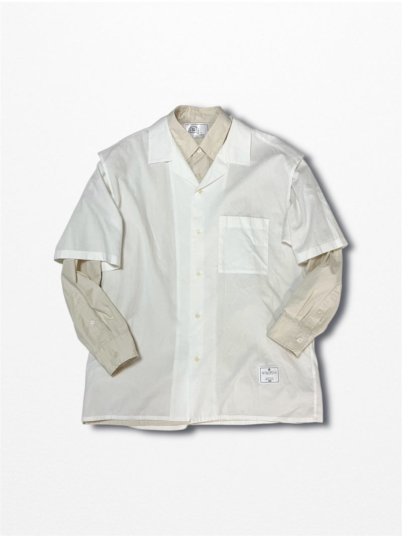 [2025G.W limited]U-BY EFFECTEN(ユーバイ エフェクテン)  × muku by SAICA  layered shirts type2