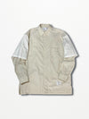 [2025G.W limited]U-BY EFFECTEN(ユーバイ エフェクテン)  × muku by SAICA  layered shirts type2