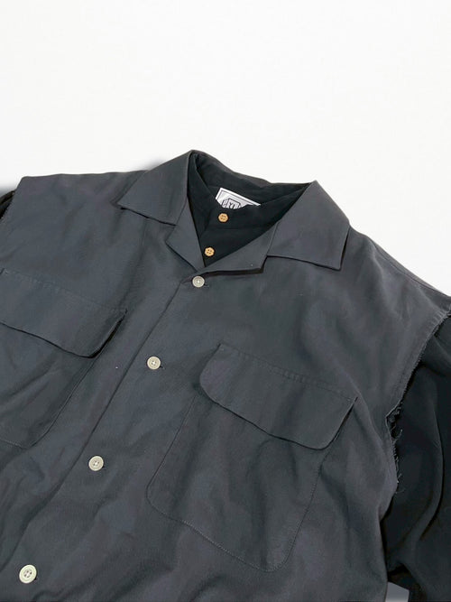[2025G.W limited]U-BY EFFECTEN(ユーバイ エフェクテン)  × muku by SAICA  layered shirts type1