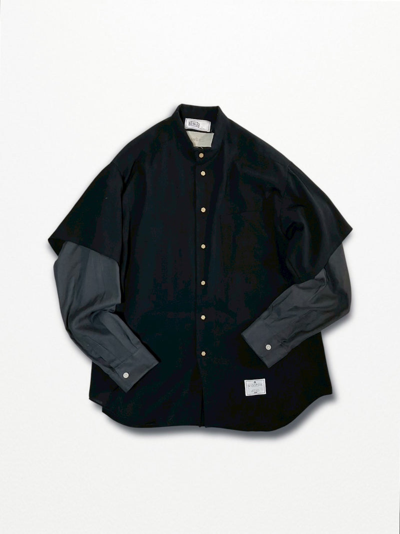[2025G.W limited]U-BY EFFECTEN(ユーバイ エフェクテン)  × muku by SAICA  layered shirts type1