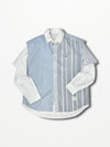 [2025G.W limited]U-BY EFFECTEN(ユーバイ エフェクテン)  × muku by SAICA  layered shirts type4