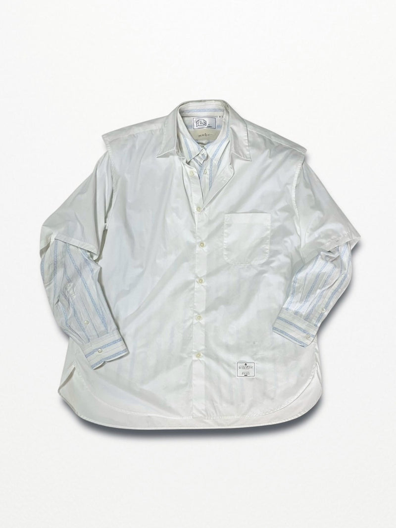 [2025G.W limited]U-BY EFFECTEN(ユーバイ エフェクテン)  × muku by SAICA  layered shirts type5
