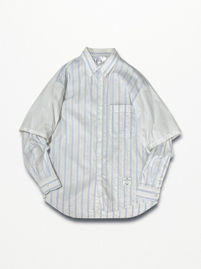 [2025G.W limited]U-BY EFFECTEN(ユーバイ エフェクテン)  × muku by SAICA  layered shirts type5
