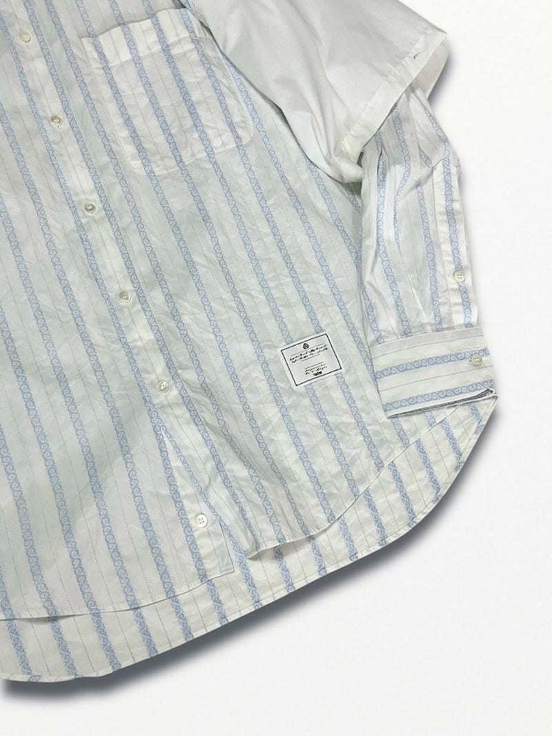 [2025G.W limited]U-BY EFFECTEN(ユーバイ エフェクテン)  × muku by SAICA  layered shirts type5