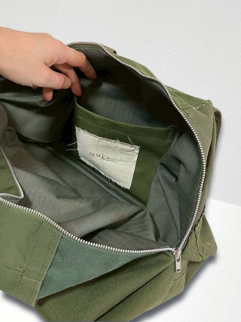 [2025G.W limited]U-BY EFFECTEN(ユーバイ エフェクテン)  muku by SAICA  patchwork boston bag