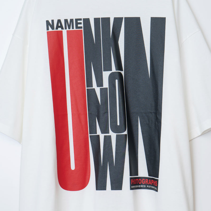Name. / 2025ss SILKETE COTTON BIG TEE "UNKNOWN"