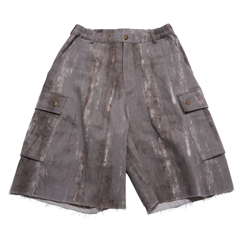 パンツ 2025ss WIDE CARGO SHORT PANTS 2025 Spring] EFFECTEN / Twill Wide Cargo Short Pants