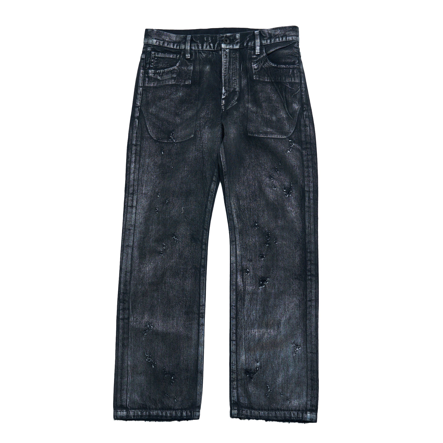 2025 Spring] EFFECTEN / Rainbow Black Denim Pants – utility