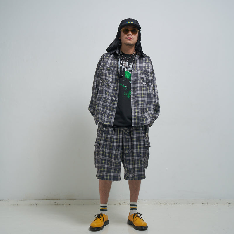 [2025 summer] EFFECTEN / Distorted check L/S shirts