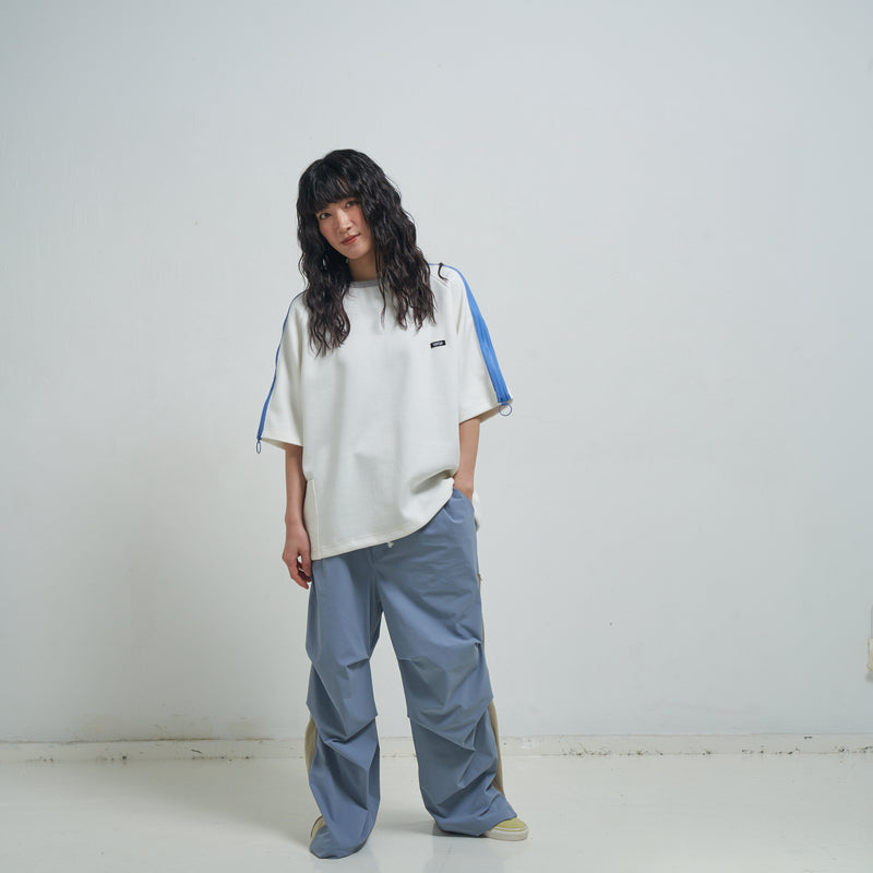 [2025 summer] EFFECTEN / Zip sleeve s/s Tee