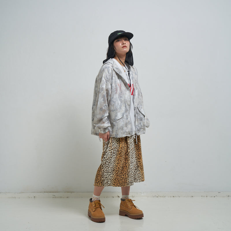 [2025 summer] EFFECTEN / Leopard wide short pants