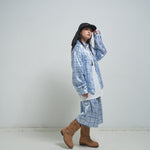 [2025 summer] EFFECTEN / Distorted check L/S shirts