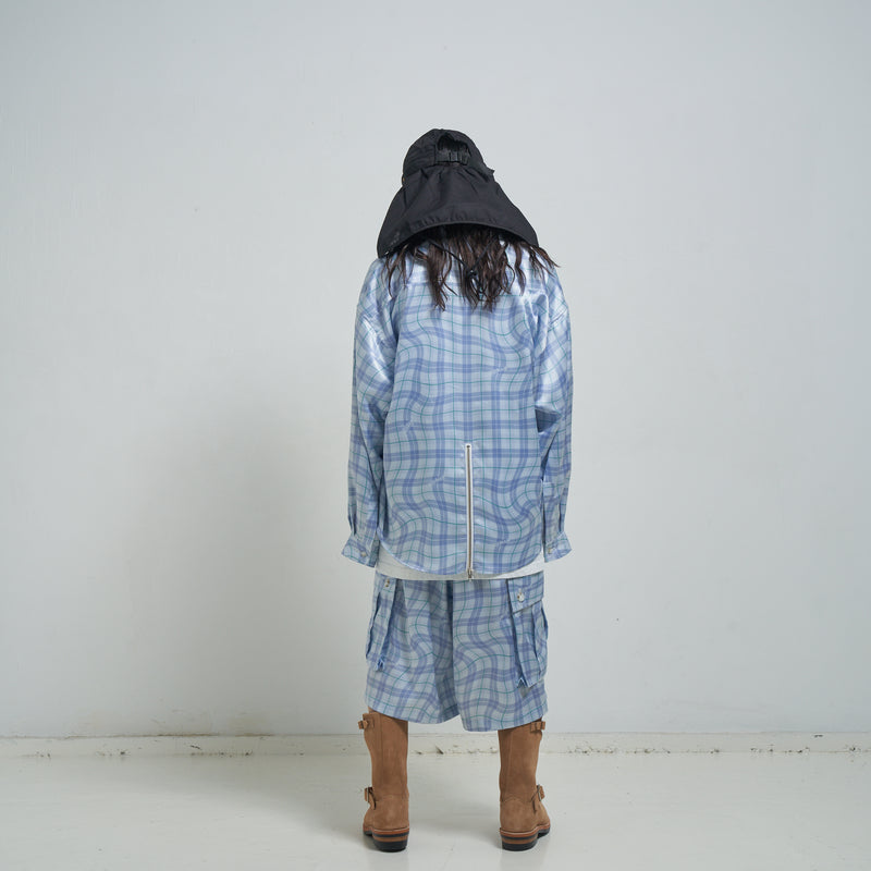 [2025 summer] EFFECTEN / Distorted check L/S shirts