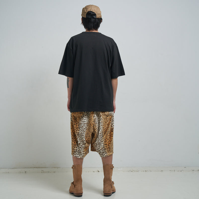 [2025 summer] EFFECTEN / Leopard wide short pants