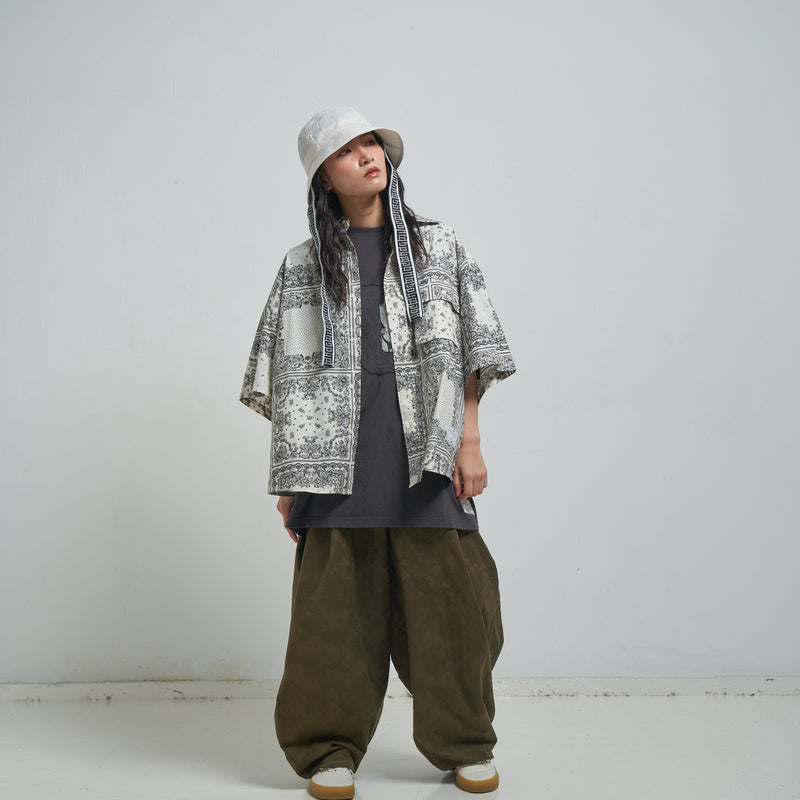 [2025 summer] EFFECTEN / "the pocket" paisley s/s shirts