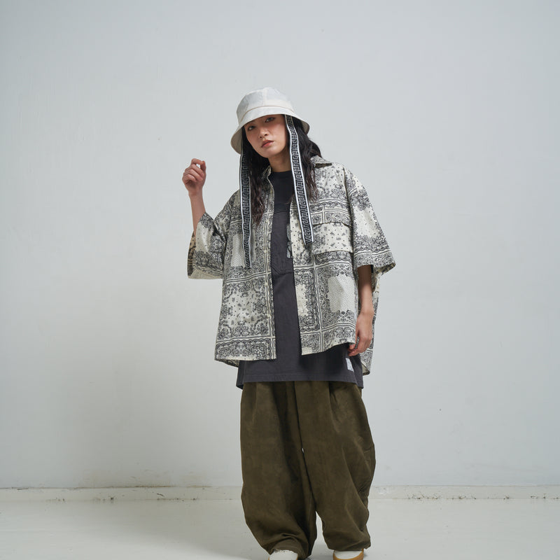 [2025 summer] EFFECTEN / "the pocket" paisley s/s shirts