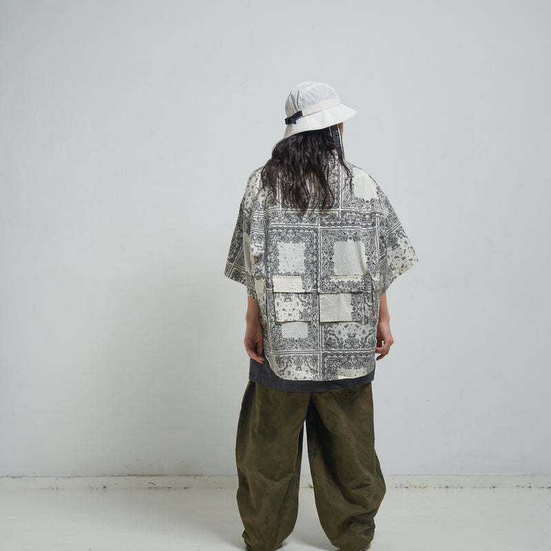 [2025 summer] EFFECTEN / "the pocket" paisley s/s shirts