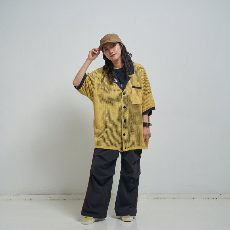 [2025 summer] EFFECTEN / Net knit s/s shirts