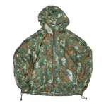 [2025 summer] EFFECTEN / Flower jacquard tie-dye sheer zip hoodie