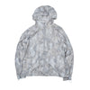 [2025 summer] EFFECTEN / Flower jacquard tie-dye sheer zip hoodie