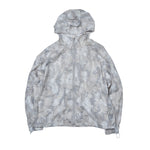 [2025 summer] EFFECTEN / Flower jacquard tie-dye sheer zip hoodie