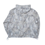 [2025 summer] EFFECTEN / Flower jacquard tie-dye sheer zip hoodie
