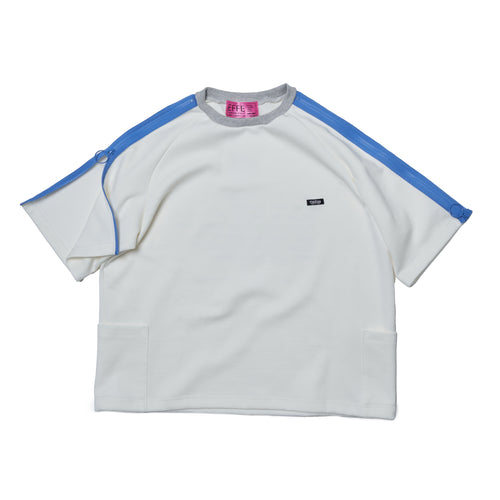 [2025 summer] EFFECTEN / Zip sleeve s/s Tee