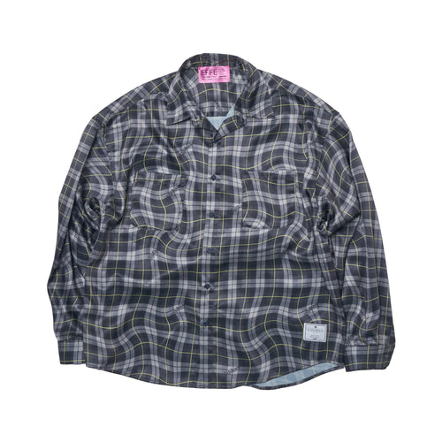 [2025 summer] EFFECTEN / Distorted check L/S shirts