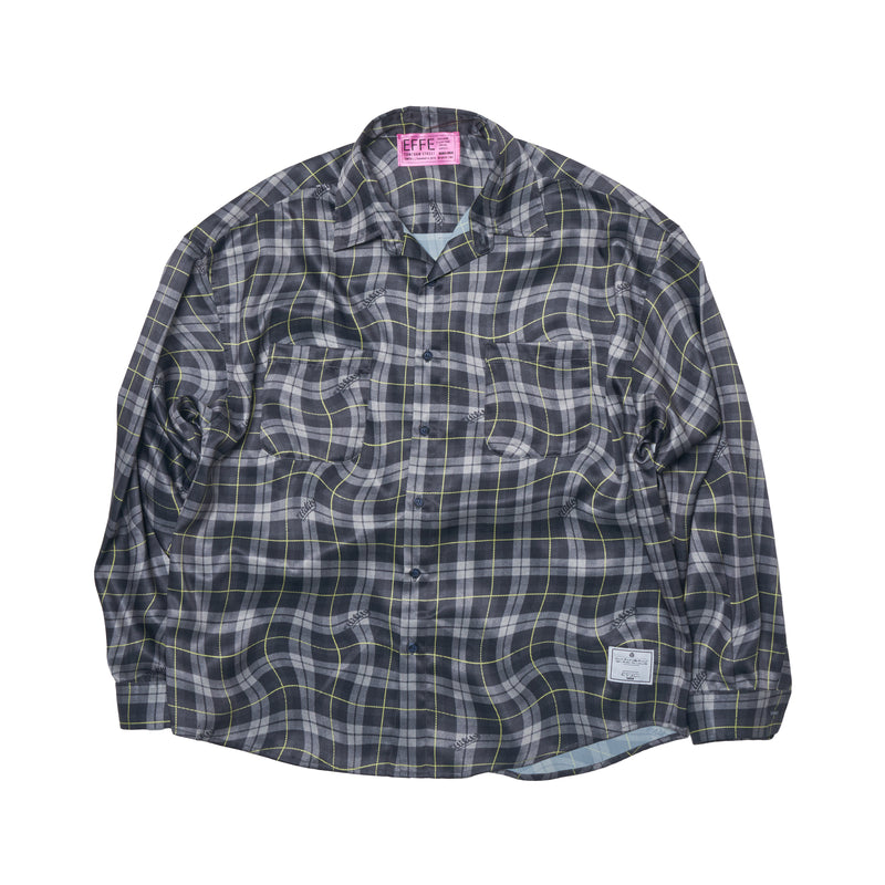 [2025 summer] EFFECTEN / Distorted check L/S shirts